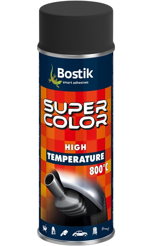 PAINT AEROZ BOSTIK HEAT RES BLACK 400ML