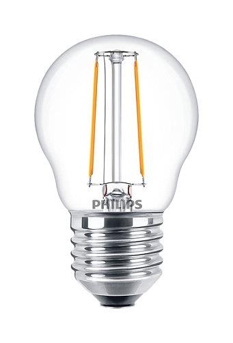 LED lemputė PHILIPS. P45. E27. 2 W. 250 lm. 2700 K