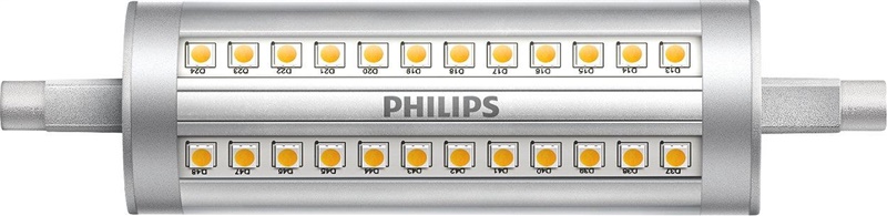 LED lempa Philips R7S. 14W. 118mm. 3000K. 1600lm. dim