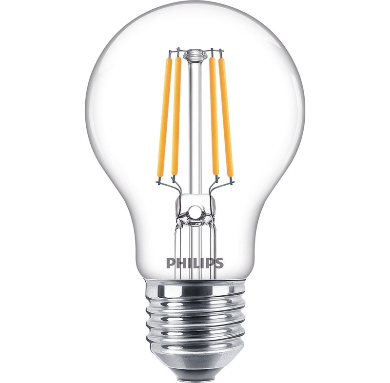 LED lemputė PHILIPS. A60. E27. 4.3 W. 470 lm. 2700 K