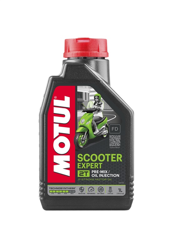 Motociklų variklių tepalas MOTUL SCOOTER EXPERT 2T. 1 l