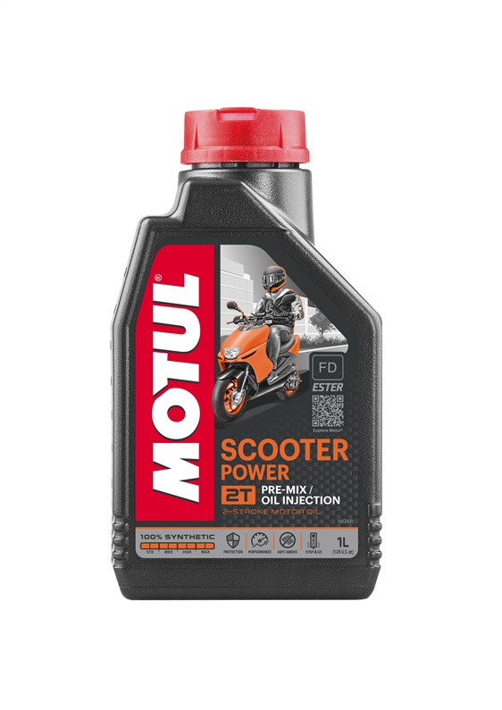 Motociklų variklių tepalas MOTUL SCOOTER POWER 2T. 1 l