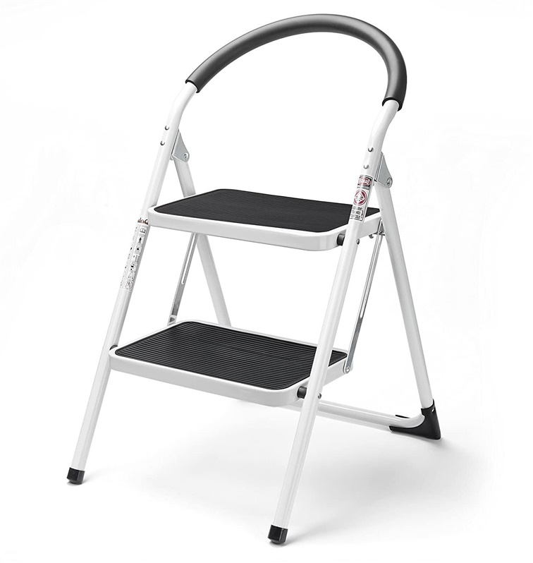 2 STEP STEEL LADDER BL-C102 WHITE