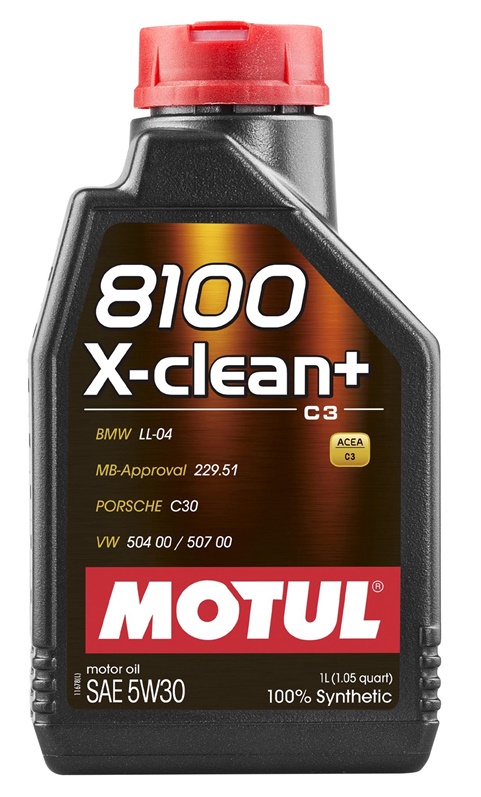 ENGINE OIL MOTUL 8100X-CLEAN+ 5W30 1L