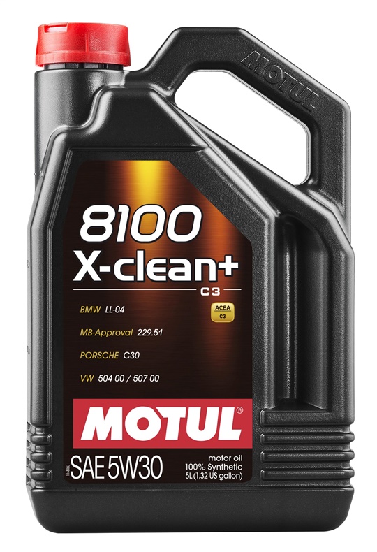 ENGINE OIL MOTUL 8100X-CLEAN+ 5W30 5L