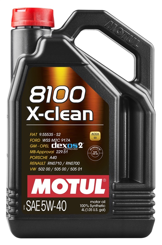 ENGINE OIL MOTUL 8100X-CLEAN 5W40 4L