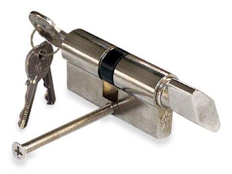 CYLINDER LOCK W KNOB 60MM 30X30 CHROM 5K