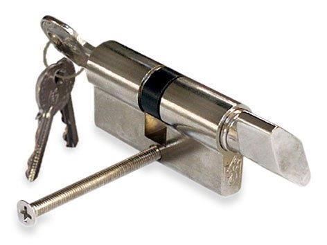 CYLINDER LOCK W KNOB 80MM 40X40 CHRO 5K