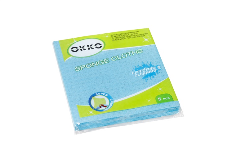 WET CLOTH-SPONGES OKKO 5PCE