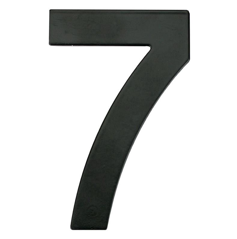 HOUSE NUMBER 7 MB-7 145MM BLACK