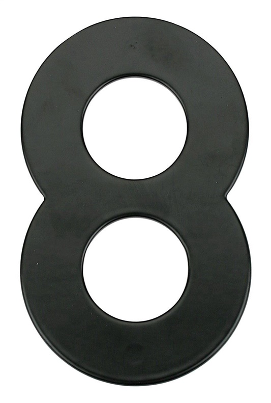 HOUSE NUMBER 8 MB-8 145MM BLACK