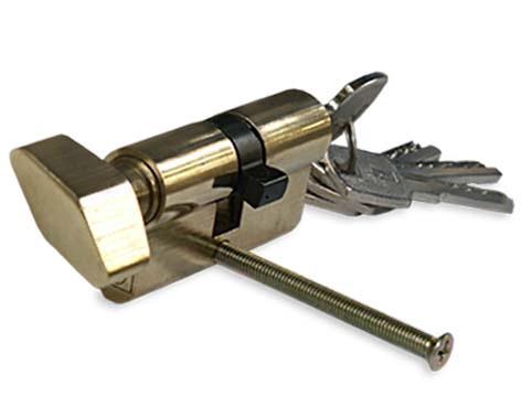 CYLINDER LOCK W KNOB 70MM 30X40 BRAS 5K