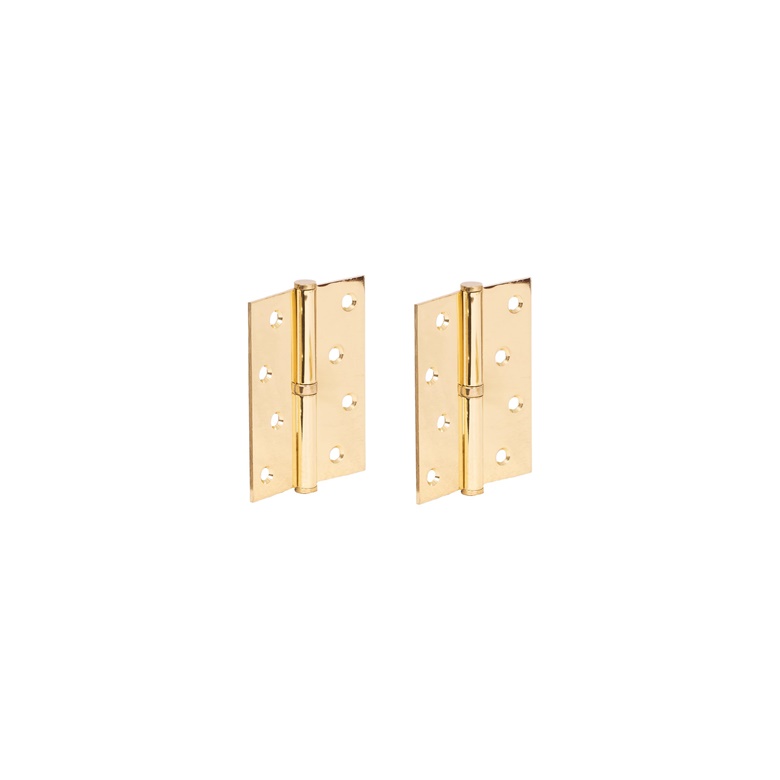 HINGE DOOR 100X75X2.5 PB BRASS-PLATE