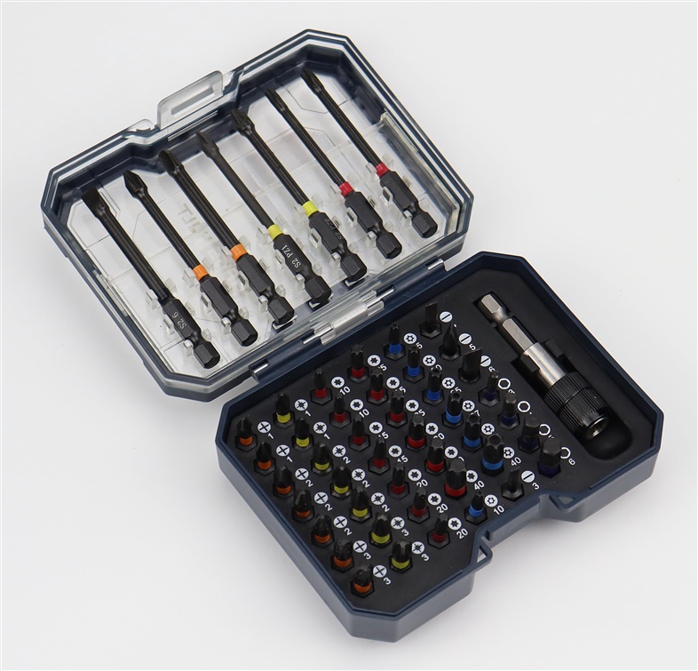 IMPACT SCREWDRIVER BIT SET HAUSHALT 50PC