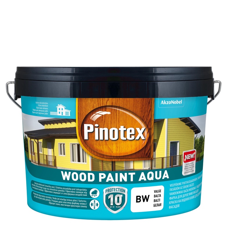 Dažai Pinotex Wood Paint Aqua tamsiai žali 2.5l