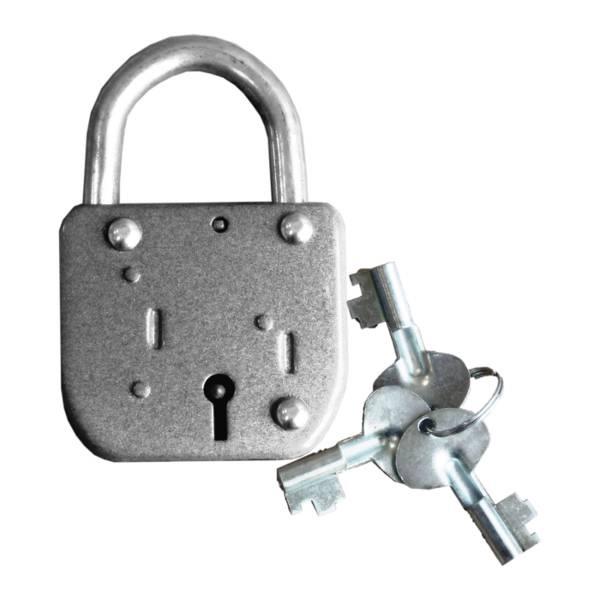 PAD LOCK LOTE 3 KEYS GREY