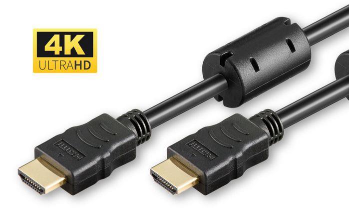 Kabelis MICRO_CONNEC HDMI M. HDMI M. 1.5m. juodas