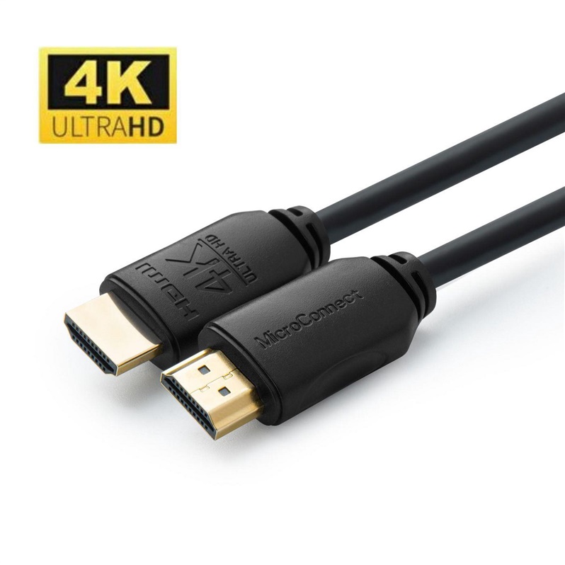 Kabelis MICRO_CONNEC HDMI M. HDMI M. 3m. melns