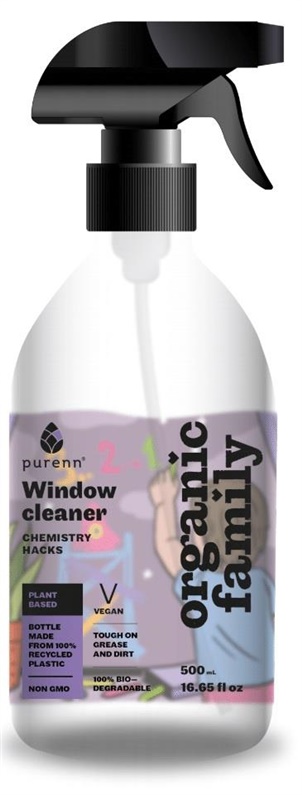 GLASS CLEAN. WITH LAVENDER-BLUEBER. 0.5L