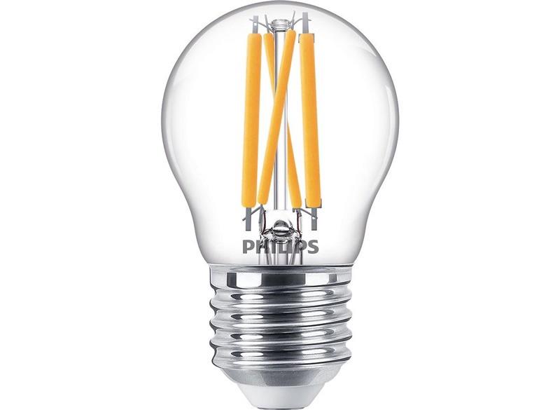 LED lemputė PHILIPS. P45. E27. 3.4 W. 470 lm. 2200–2700 K