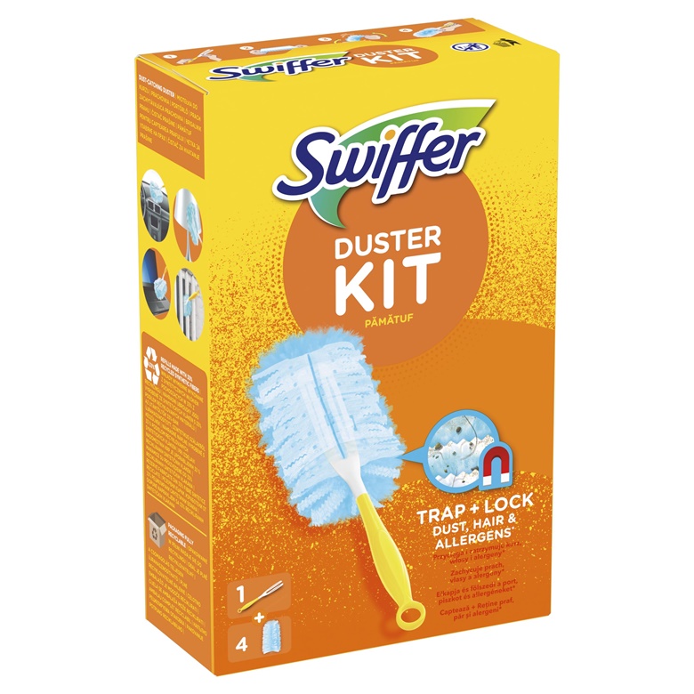 PUTEKĻU TĪRĪŠ.KOMPL.SWIFFER AR 4 LUPATĀM