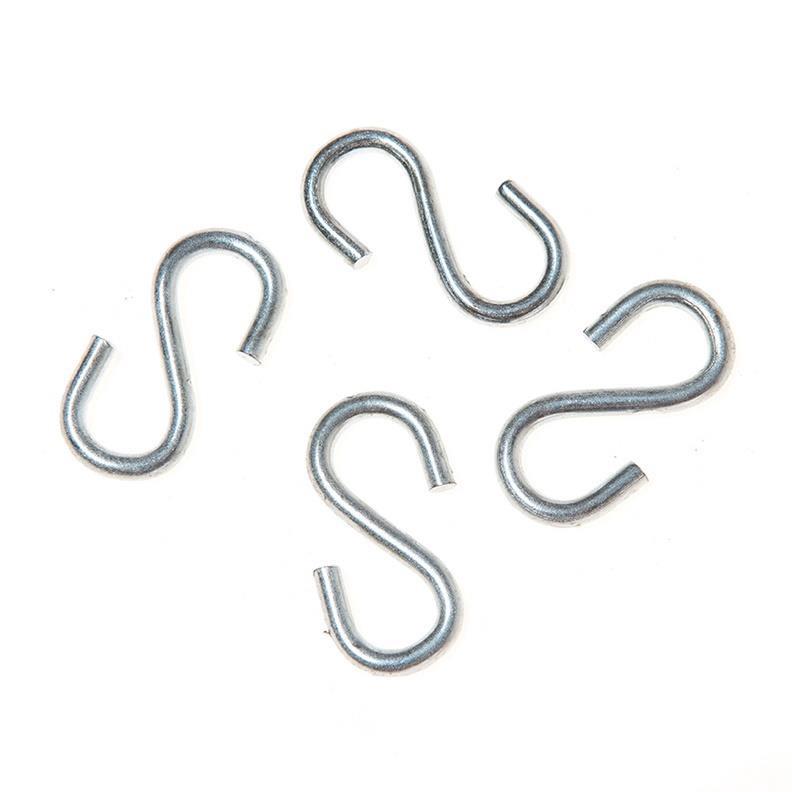 S SHAPE STAINLESS STEEL HOOKS 4 MM 4