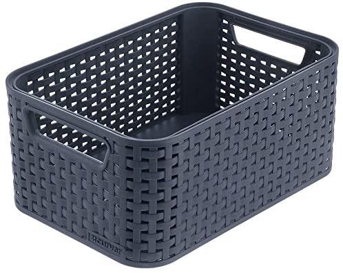 Daiktadėžė CURVER STYLE. 30 l. pilka. 43×32×23 cm