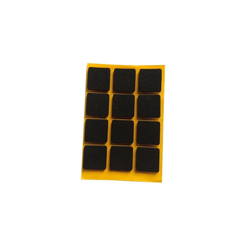 ADHESIVE PADS 2.5MM BLACK 20X20MM 12