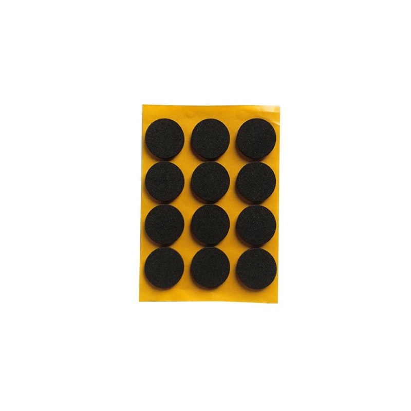 ADHESIVE PADS 2.5MM BLACK D 20MM 12