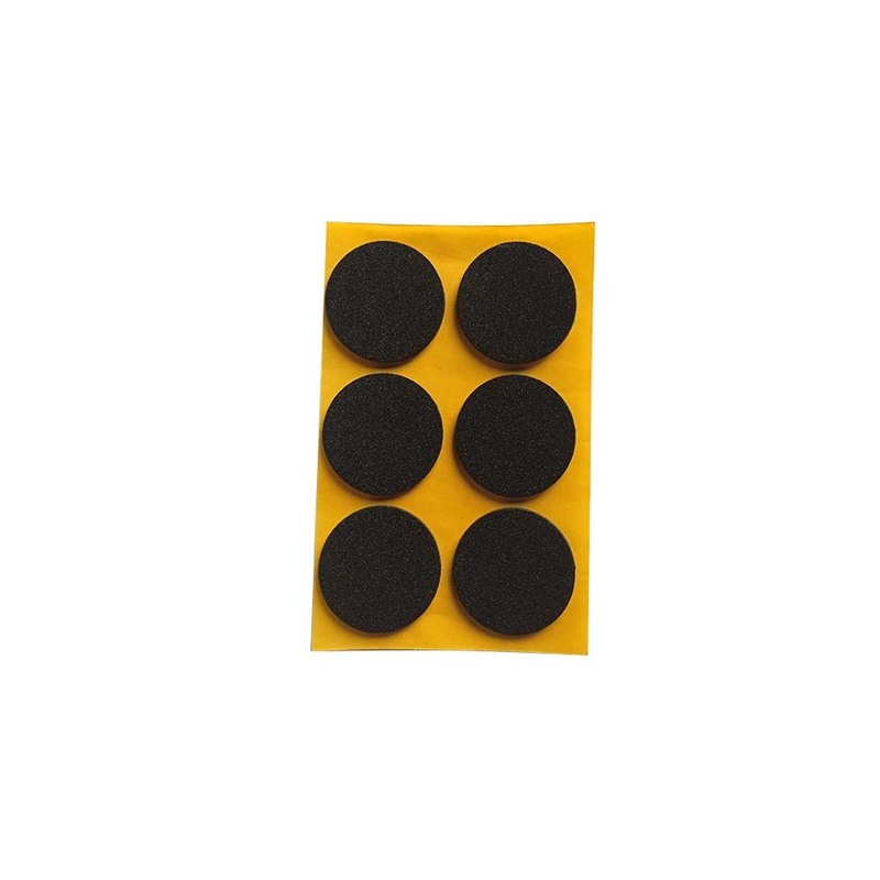 ADHESIVE PADS 2.5MM BLACK D 30MM 6