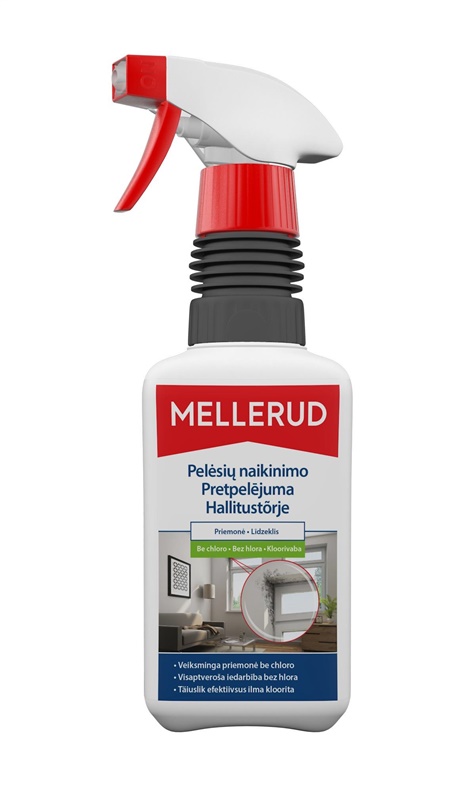 Pelėsių naikinimo priemonė MELLERUD. be chloro. 0.5 l