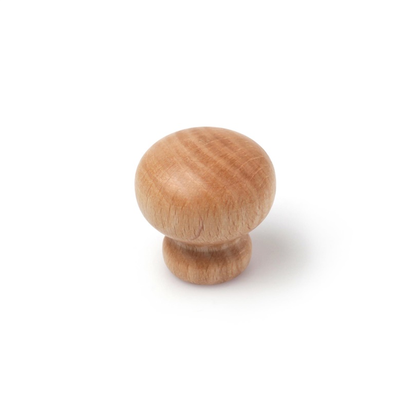 FURNITURE KNOB D30 7-259.90 LAQ BEECH