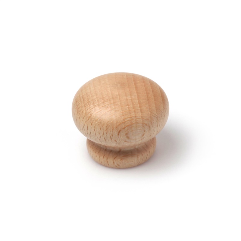 FURNITURE KNOB D40 7-260.90 LAQ BEECH