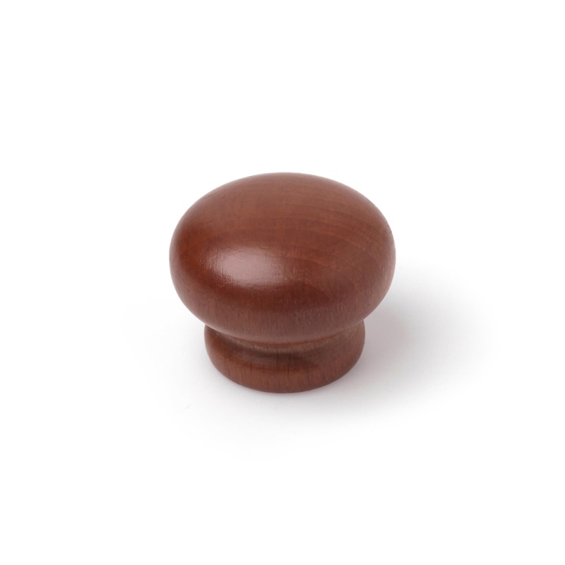 FURNITURE KNOB D40 7-260.91 WALNUT