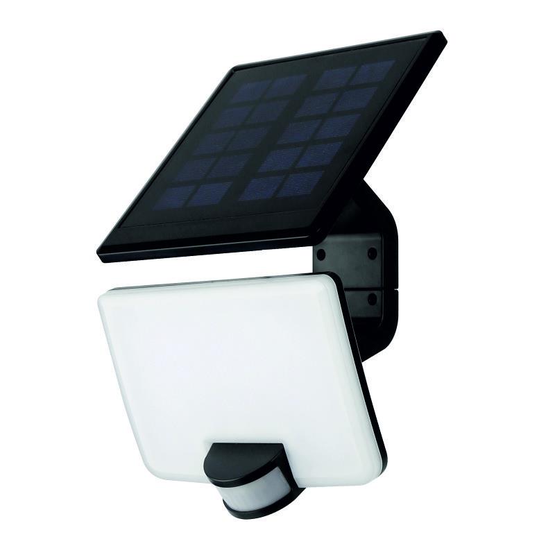 FLOODLIGHT SOLAR 10W 1200LM 4000K BLACK