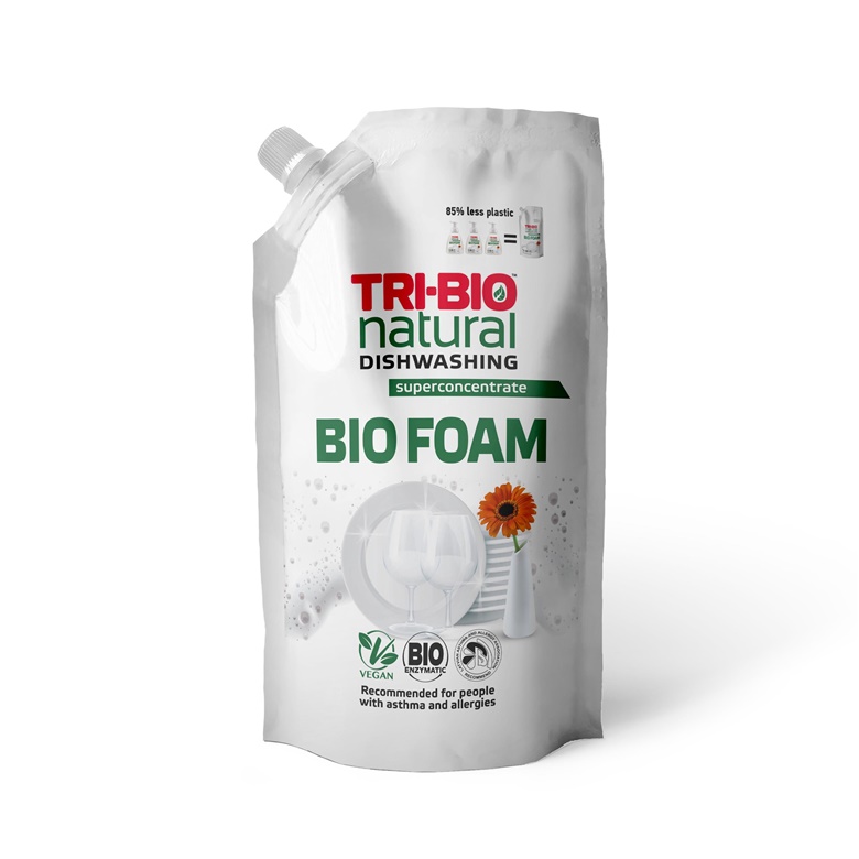 DISHWASHING BIO FOAM REFILL TRI BIO 0.9L