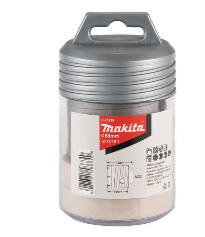 Urbšanas kronis Makita D-73938. 68 mm Urbšanas kronis Makita D-73938. 68 mm