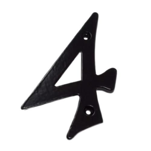 NUMBER 4 GB-2531_4 105X75MM BLACK