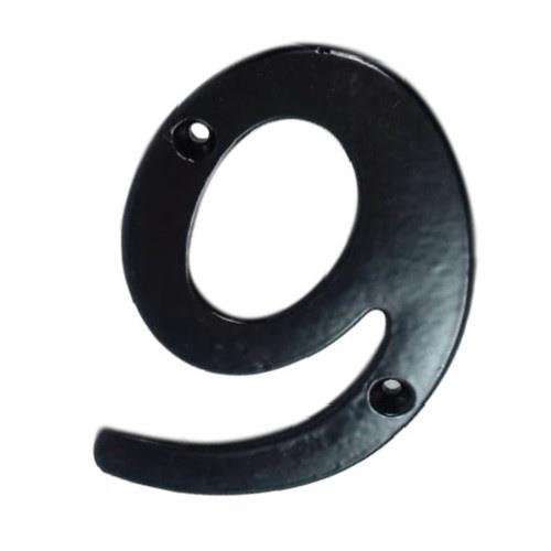 NUMBER 9 GB-2531_9 105X65MM BLACK