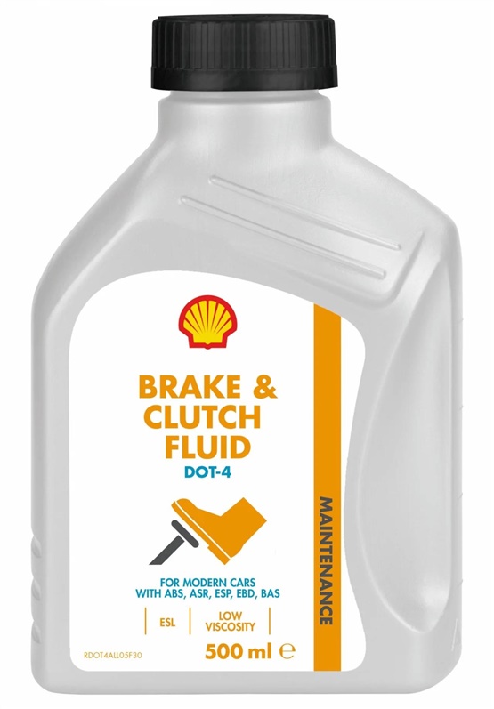 BRAKE FLUID SHELL DOT-4 0.5L