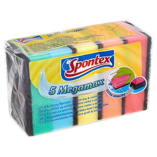 SPONGE SCOURING SPONTEX MEGAMAX 5PCS