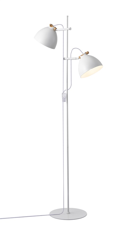 FLOOR LAMP 18X150CM 2XG9 WHITE COLO