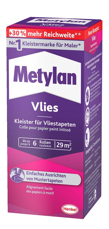 Tapetų klijai Metylan Vlies / Fleece. 180 g