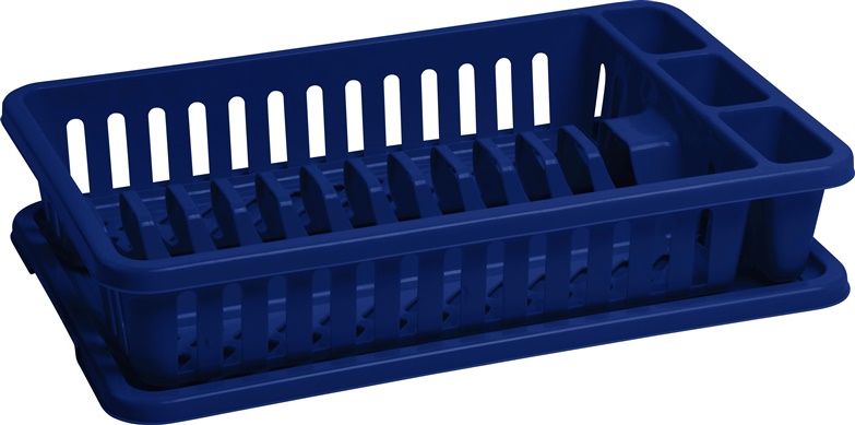 Trauku žāvētājs Curver Basic. zila 26.5x42x8.8CM Trauku žāvētājs Curver Basic. zila 26.5x42x8.8CM