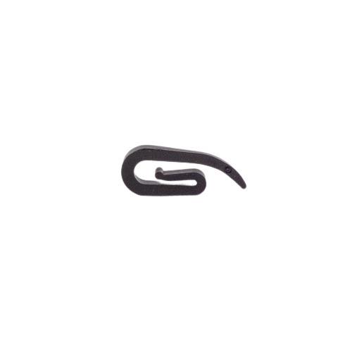 PLASTIC HOOK FOR SLIDER BLACK 30PC