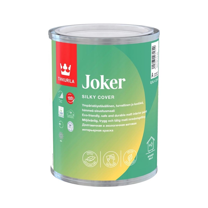 Dažai Tikkurila Joker A. balti. 0.9 l