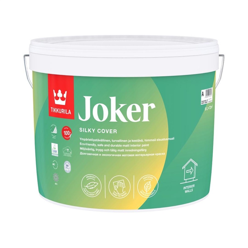 KRĀSA SIENĀM JOKER 9L A-BALTA