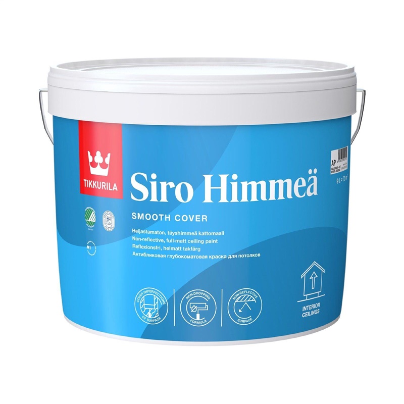 Lubų dažai Tikkurila Siro Himmea. balti. 9 l