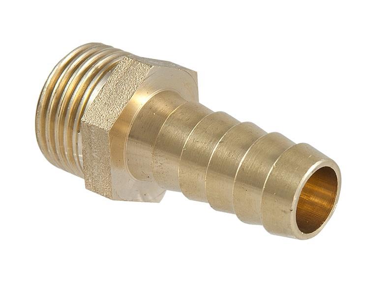 HOSE-END M 1/2X20MM BRASS