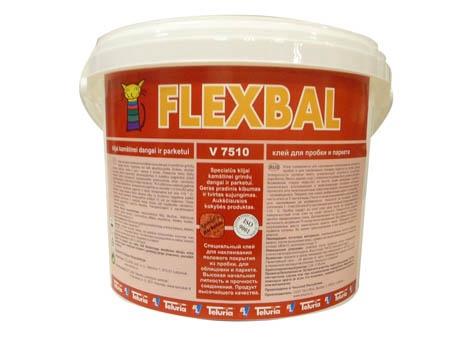 Kamštinės dangos klijai Teluria Flexbal. 3 kg